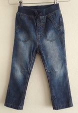 Baby boy's blue denim pull on