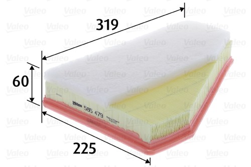 New air filter for chrysler - new,