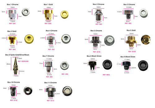 100 plastic wheels rivets nuts - 100,