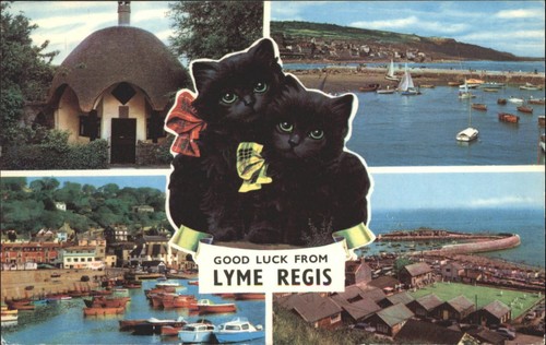 Vintage postcard lyme - postcard, regis