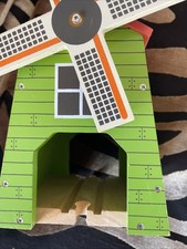 Windmill Toy Train Track Set