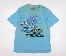 Mens UK Size L No Fear Blue