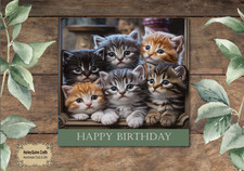 CAT 042 Animal Birthday Card 6