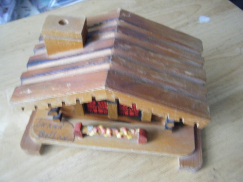Vintage wooden swiss - wooden,