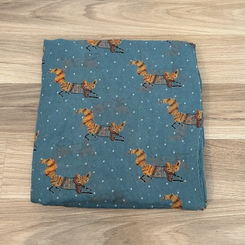 Teal turquoise blue - blue, fox