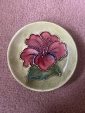 Moorcroft  Floral Small Trinket Dish 7.5cm Diameter