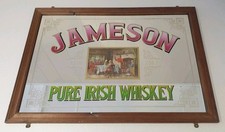 Jameson Pure Irish Whiskey Vintage Pub,Bar Mirror Sign XL.