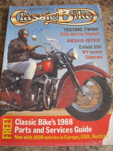 Classic bike oct 1987 - bike, bsa