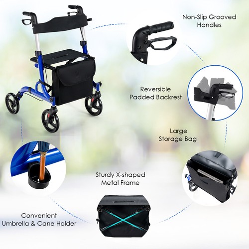 Lightweight rollator aluminum - lightweight,