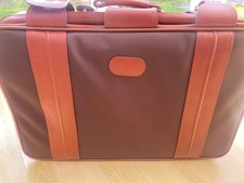 Vintage large suitcase & hand luggage matching set