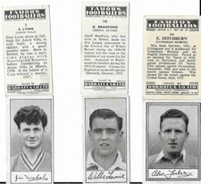 Barratt-Famous Footballers-A1/A2/A4-A9/A11/ A12/A15 - Choose from  list (T9)