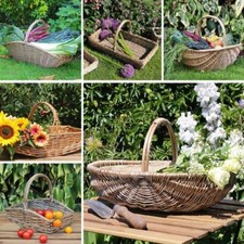 Wicker Gardening Trug Harvest