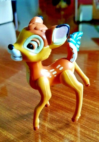 Vintage bambi figure movable - vintage,