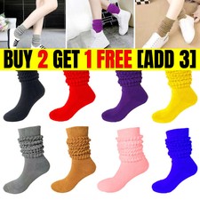 Slouch Socks Cotton Scrunch