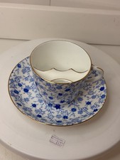 Antique Bishop & Stonier Moustache Tea Cup And Saucer C1880