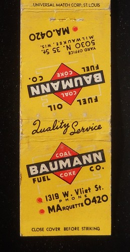 1940s baumann fuel coke - baumann,