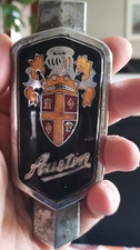 AUSTIN VINTAGE RADIATOR BADGE & FIXINGS - W.B Birmingham - 7`8734`8