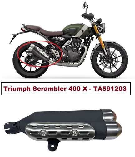 Genuine exhaust silencer - genuine, fit