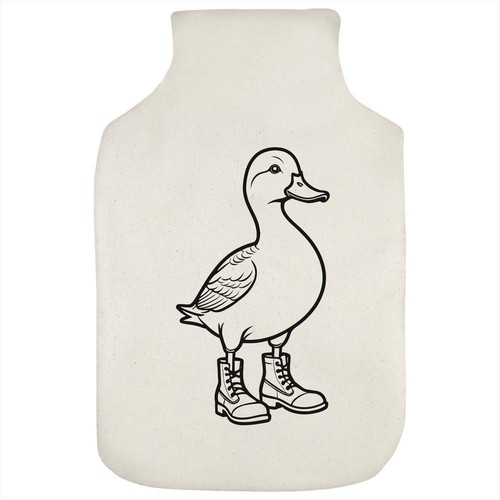Duck wearing boots hot water - 'duck,