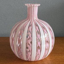 Vintage Murano Glass Pink and