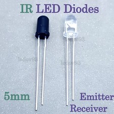 5mm IR LED Diodes Infrared Emitter/Receiver Remote Control TV Infrared Cameras