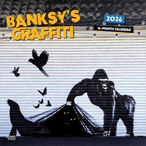 Banksy graffiti calendar - graffiti,