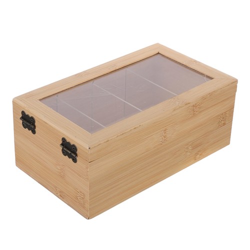 Bamboo recipe box - bamboo, index
