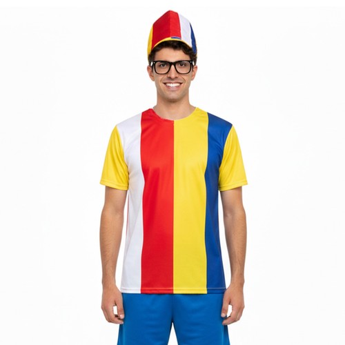 Adult men hot dog - on, a
