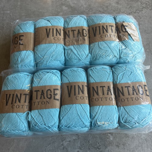 Blue vintage cotton 80 - blue, 80%