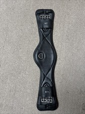 LeMieux Arika Contoured Dressage Girth Anatomic Short Mono Black/Brown 45-75cm