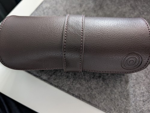 Wolf brown watch roll - brown,
