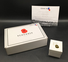 British Legion Battle of the Somme 100 Pin Commemorates Priv W Holborow (AH141R)