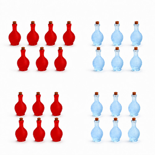 Round potion bottles health - potion,