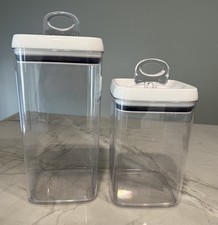 Better Homes & Gardens 19.4 Cup &  16 Cup Flip-Tite Square Plastic Food Storage