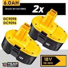 2 PACK For Dewalt 18V 6.0Ah