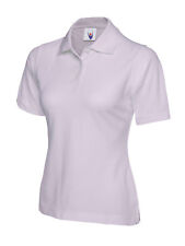 Ladies & Girls Pique Polo T Shirt Size 8 to 22 WOMENS CASUAL PLAIN SHORT SLEEVE
