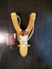 Hand carved wooden animal fox - wooden,