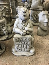 Gin Man Garden stone ornament