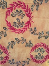 Vintage John Wilman Giovanni Fabric Print Cotton Rare Large