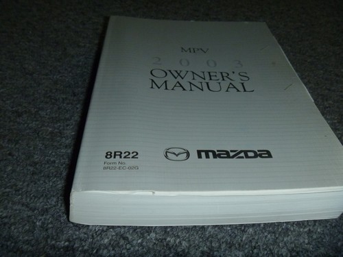 2003 mazda mpv sv es - mazda,