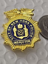 NYPD Inspector Mini Badge