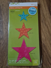 Accuquilt Go! Fabric Cutting Die - STAR - 2" 3" 4".