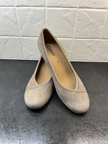 Gabor freda beige suede - gabor, court