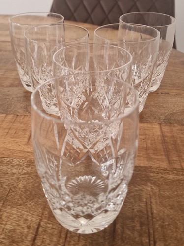 Vintage cut crystal glass - vintage,