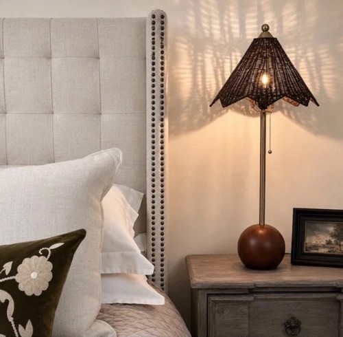 Rhett rattan lamp shade - rhett,