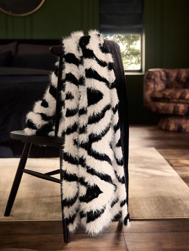 Next black white zig faux - xl,