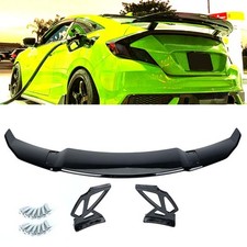 55" Glossy Black Rear Trunk Spoiler GT-Style Racing Wing For Honda Civic Sport