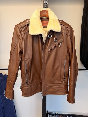 Lambskin leather shearling - lambskin,