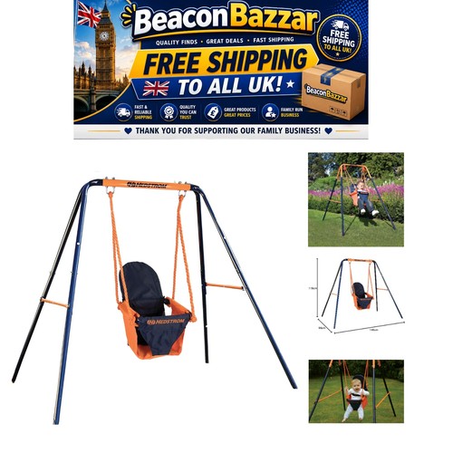 Adjustable folding baby swing - folding,