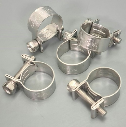 Mini hose clips - 304, stainless